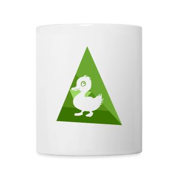 Entchen Gans Ente - Tasse - Weiß - Vorne
