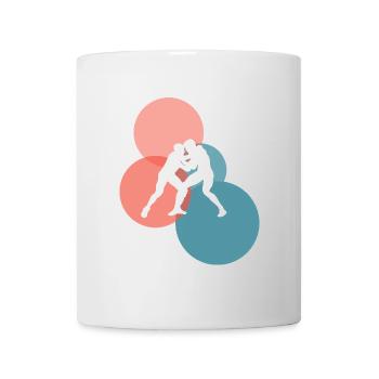 Lutteur - Mug blanc - blanc - Devant