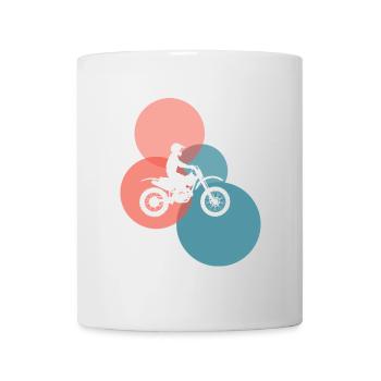 Motocross Dirt Bike - Mug - white - Front