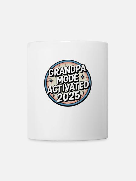Grandpa Mode Activated 2025 - Tasse - Weiß