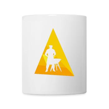 BBQ Grill Pinces Barbecue - Mug blanc - blanc - Devant