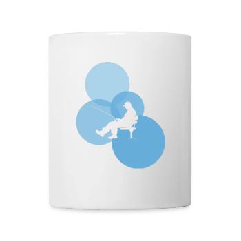 Fischen Angelrute Fischerei - Tasse - Weiß - Vorne
