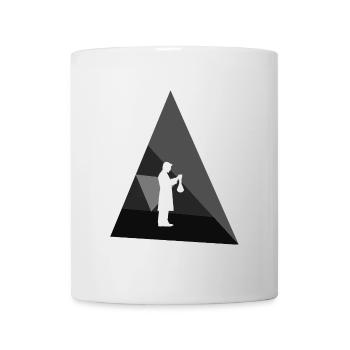 Molécule de laboratoire de chimiste - Mug blanc - blanc - Devant