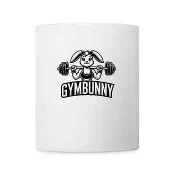 GymBunny Muskulös Weiblich - Tasse - Weiß - Vorne