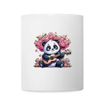 Cute Panda with Guitar Japan China - Mug - white - Front