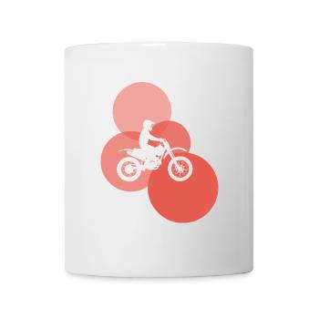 Motocross Dirt Bike - Mug - white - Front
