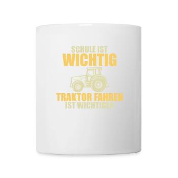Tractor Trekker Tractor School Saying Gift - Mug - white - Front