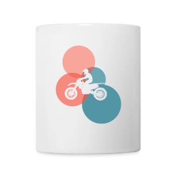 Motorrad - Tasse - Weiß - Vorne