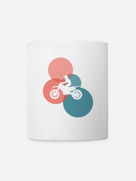 Motorrad - Tasse - Weiß