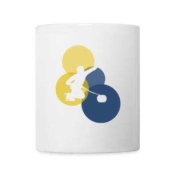 Curling Curling Iron Curling Stick - Mug - white - Front