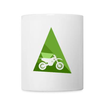 Motorcycle Motocross Chopper - Mug - white - Front