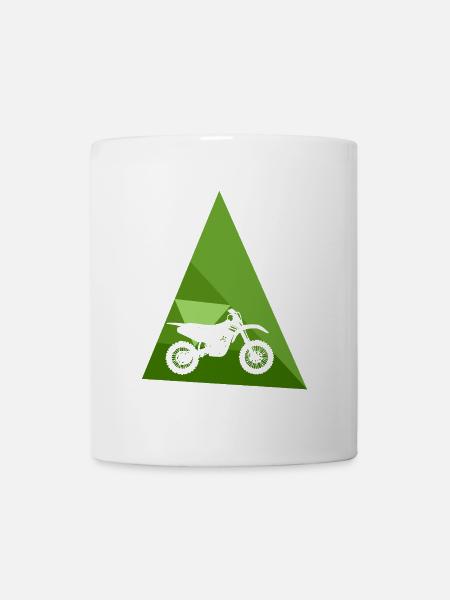 Moto Motocross Chopper - Mug blanc - blanc