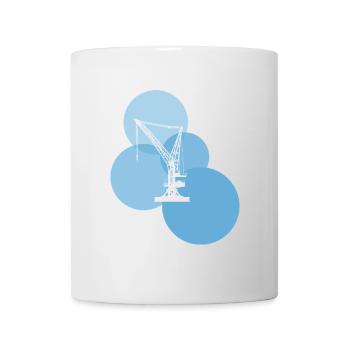 Baustelle Kranfahrer - Tasse - Weiß - Vorne