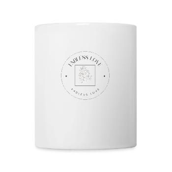 Endless Love Minimalist Typography - Mug - white - Front