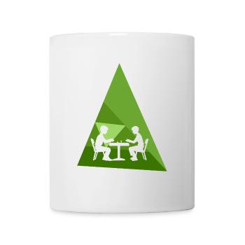 Stratégie Jeux de société Échecs - Mug blanc - blanc - Devant