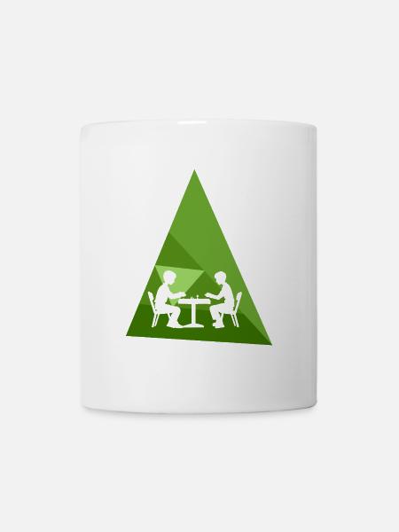 Strategie Brettspiele Schach - Tasse - Weiß