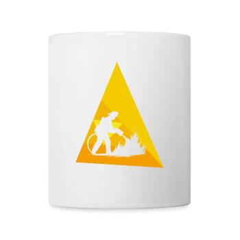 Opération des pompiers Blue light - Mug blanc - blanc - Devant