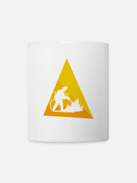 Feuerwehr Einsatz Blaulicht - Tasse - Weiß