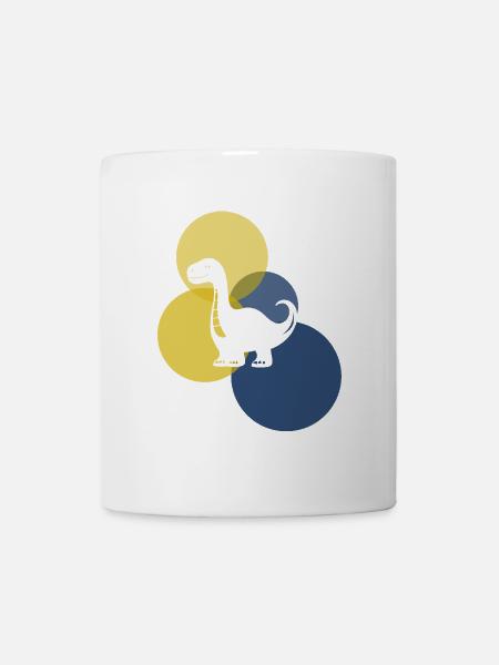 Dinosaurs Fossil Dinosaurier - Tasse - Weiß