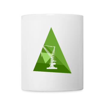 Crane driver construction site house construction - Mug - white - Front
