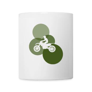 Dirt Bike Motorcycle - Mug - white - Front