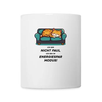 Faul - Tasse - Weiß - Vorne