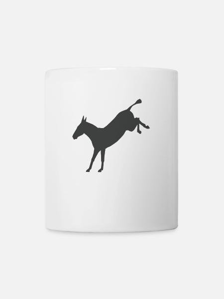 Âne rebelle - Mug blanc - blanc