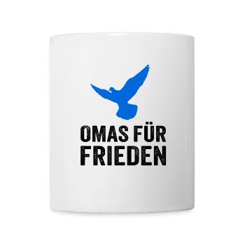 Omas für Frieden - Tasse - Weiß - Vorne