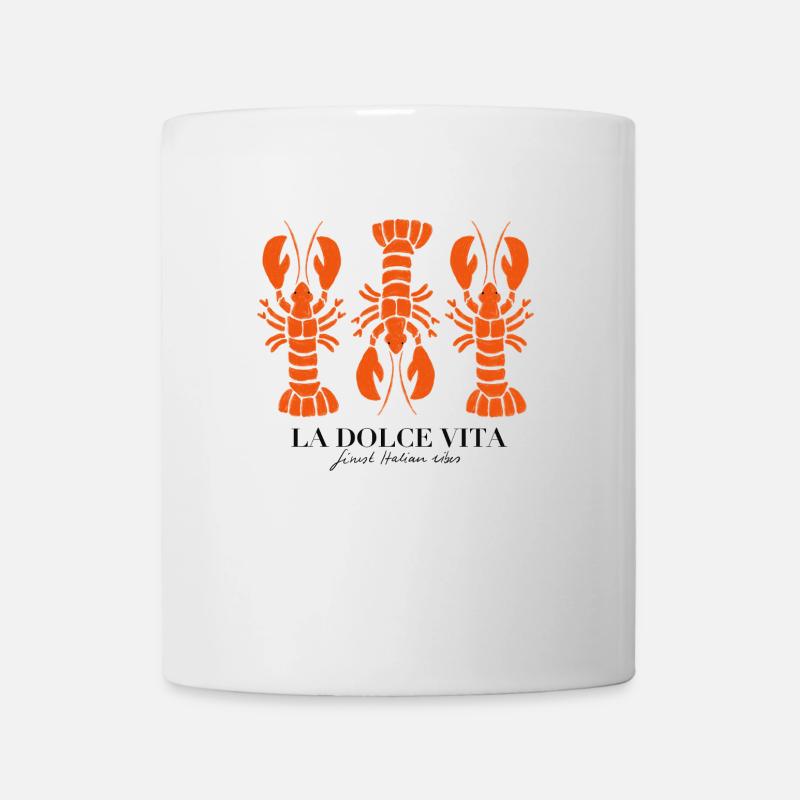 La Dolce Vita Lobster Trio - Lobster Vibes - Mug - white