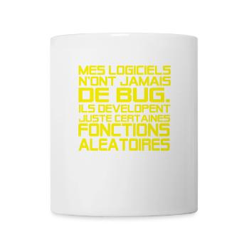 citations geek,message,humour,informatique - Mug blanc - blanc - Devant