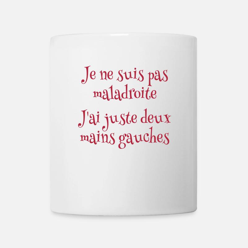 Je ne suis pas maladroite - Mug - white