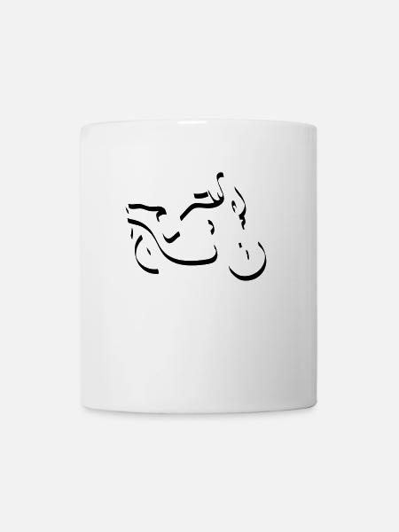 Tour de moto - Mug blanc - blanc