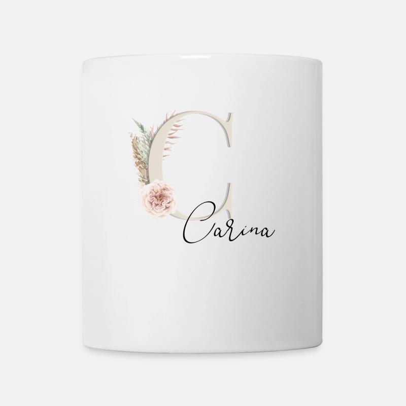 Carina! Name Boho - Tasse - Weiß