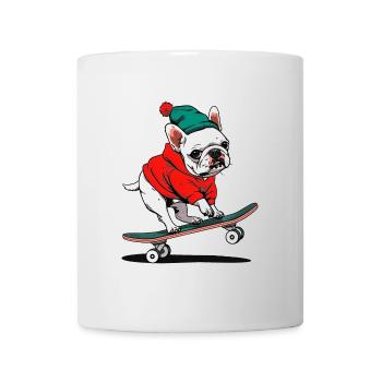 Carlin de patin - Mug blanc - blanc - Devant