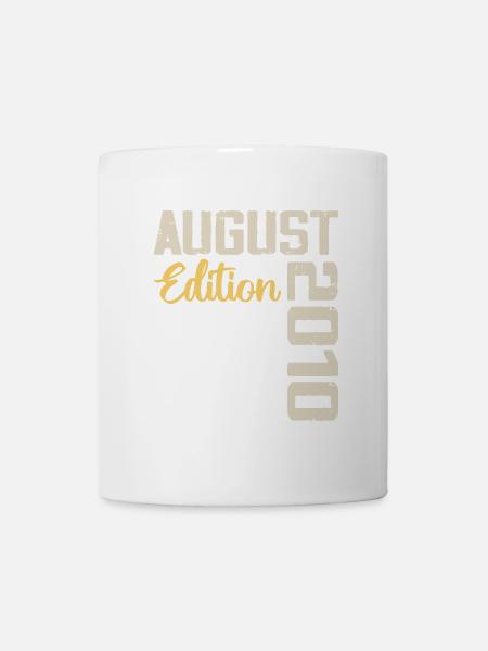 Anniversaire Août 2010 - Edition Limitée Août 2010 - Mug blanc - blanc