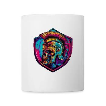 Spartan Skeleton Gladiator - Mug - white - Front