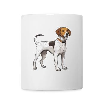 Beagle Hund - Tasse - Weiß - Vorne