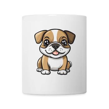 Bulldog Dog Cute - Mug - white - Front
