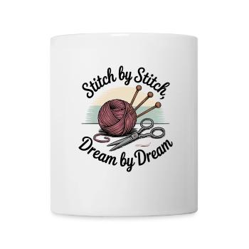 Point par point, rêve par rêve - Mug blanc - blanc - Devant