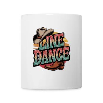 La danse en ligne : mon hobby, ma passion - Mug blanc - blanc - Devant