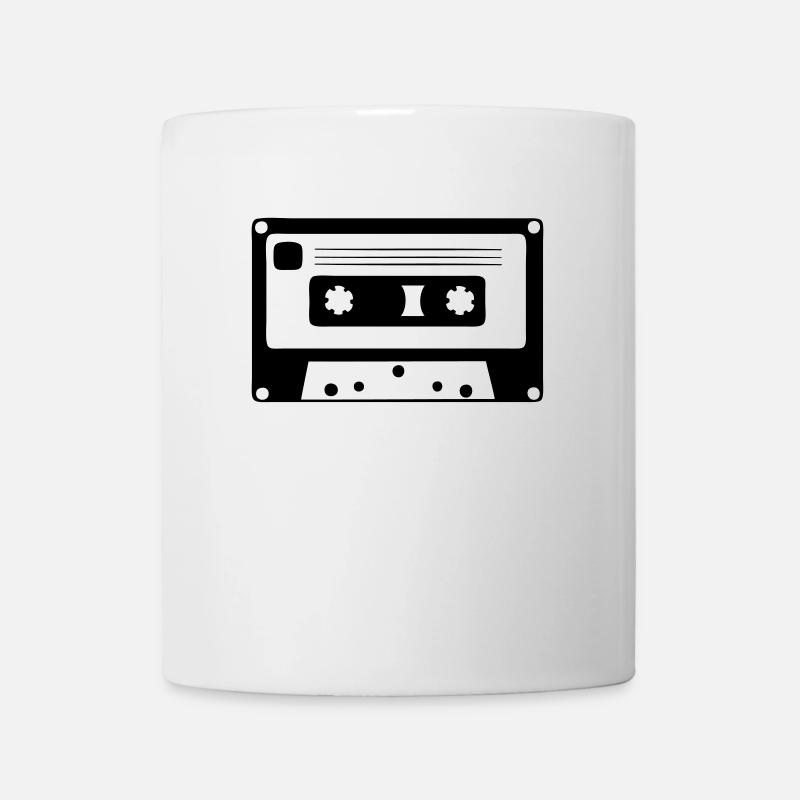 Kassette - Tasse - Weiß