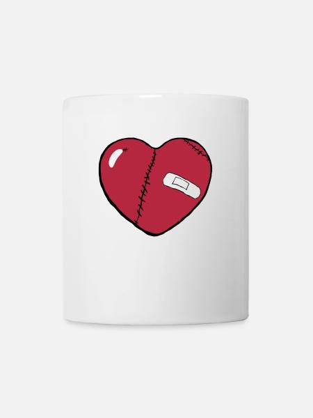 Cœur - Mug blanc - blanc
