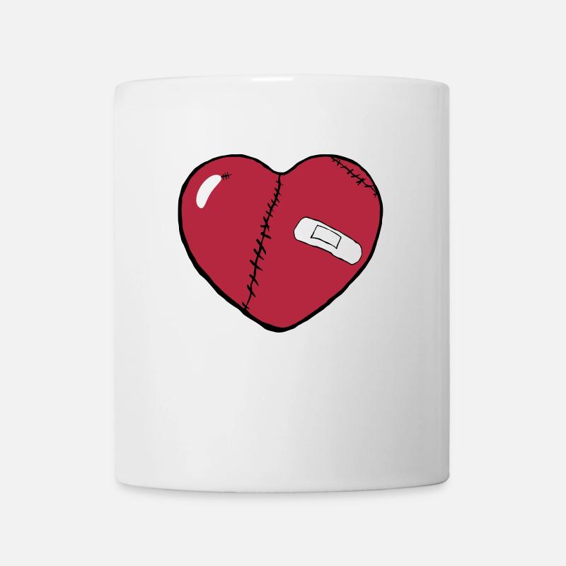 Cœur - Mug blanc - blanc