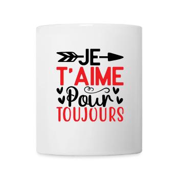 Ich liebe dich für immer - Tasse - Weiß - Vorne