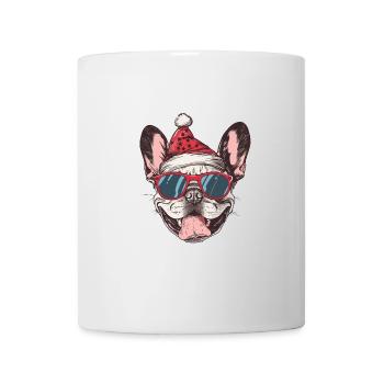 Buldog Français Chien Noël Drôle - Mug blanc - blanc - Devant