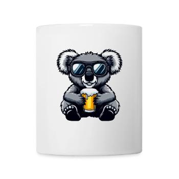 Koala Après Ski Beer Comic - Mug - white - Front