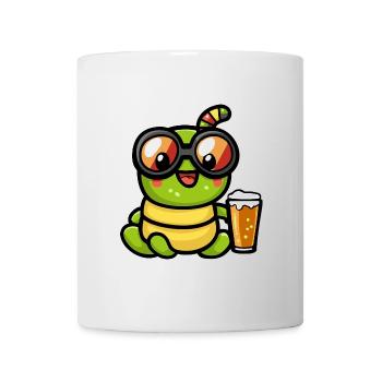 Wurm Après-Ski Bière Bande Dessinée - Mug blanc - blanc - Devant