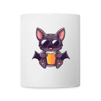Bat Après-Ski Bière Bande Dessinée - Mug blanc - blanc - Devant