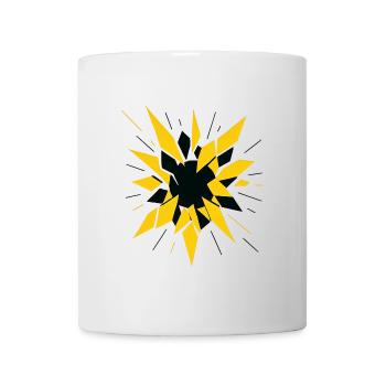 Fragmentation radioactive – Conception physique - Mug blanc - blanc - Devant