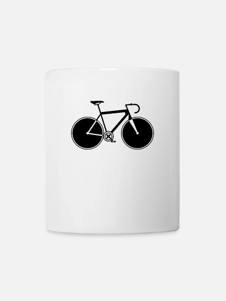 Rennrad - Tasse - Weiß